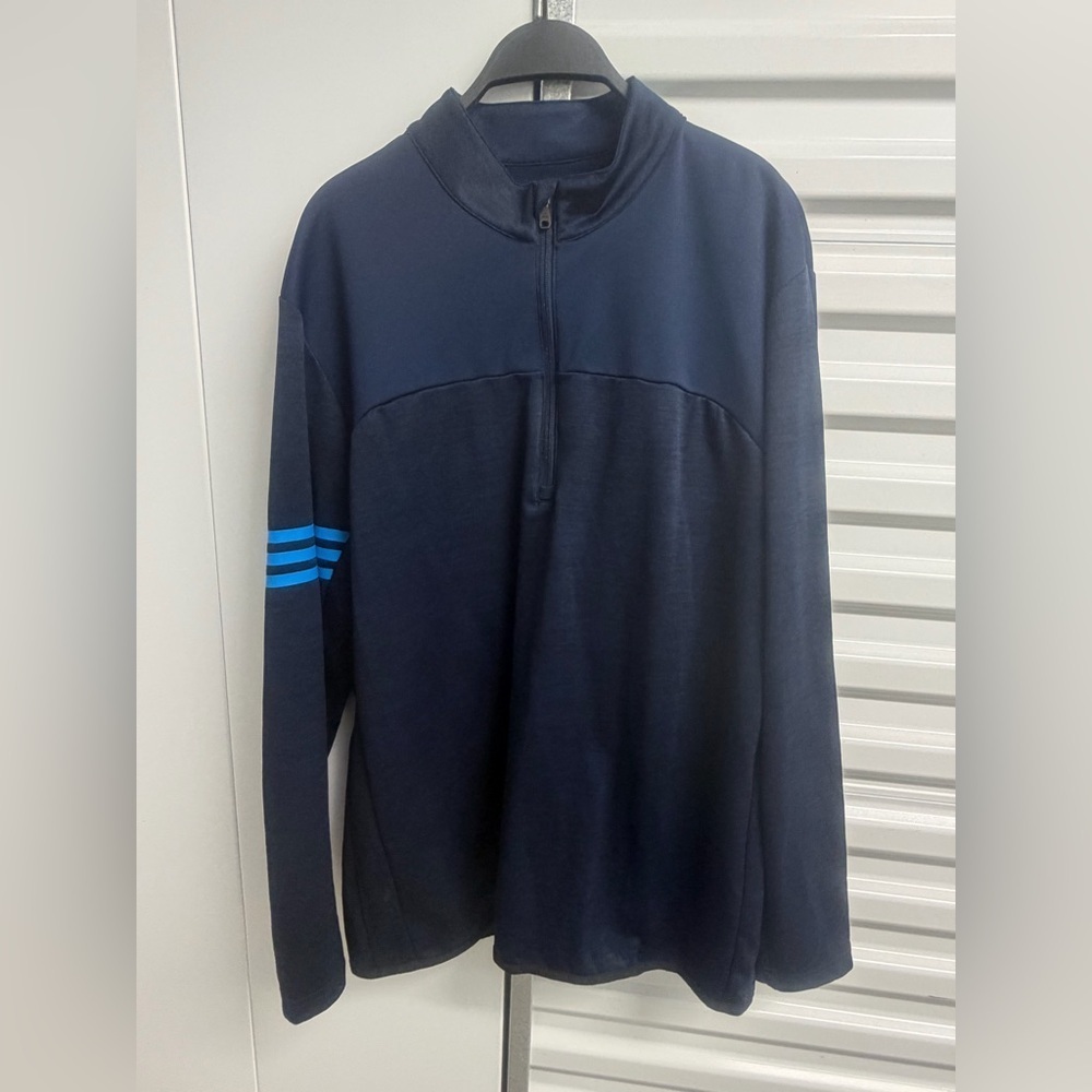 Adidas Navy Blue Golf Pullover